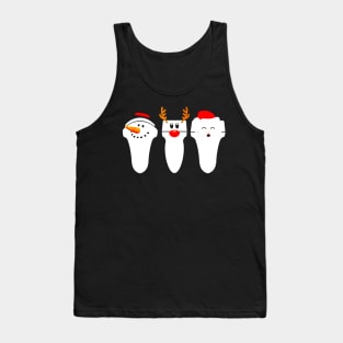 Santa Snowman Tank Top